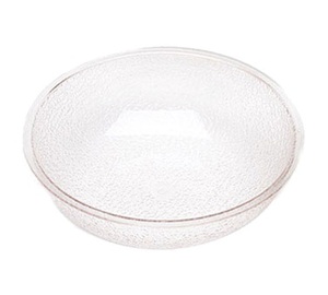PEBBLE BOWL 6" ROUND CLEAR   12EA